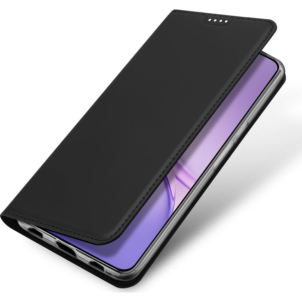 Handyhülle mit Klappe für Vivo X300 FE, Dux Ducis Skin Pro, Schwarz
