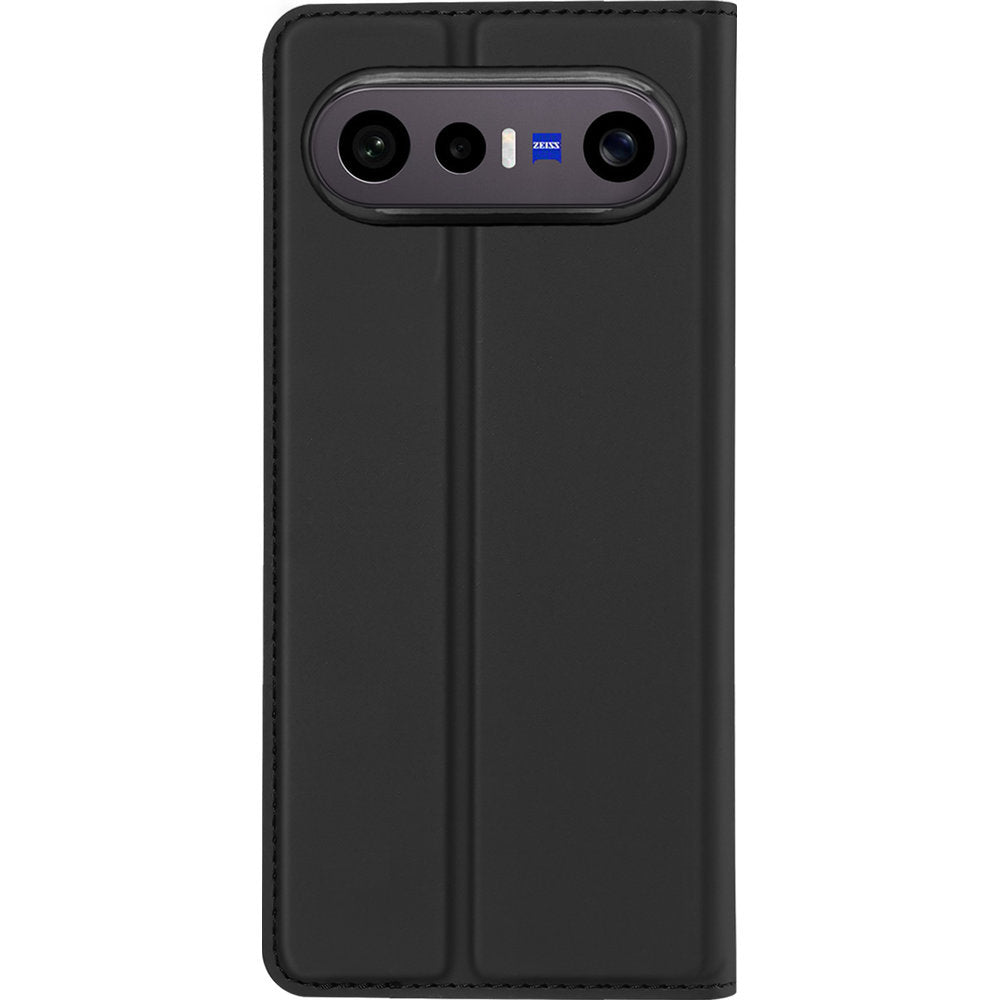Handyhülle mit Klappe für Vivo X300 FE, Dux Ducis Skin Pro, Schwarz