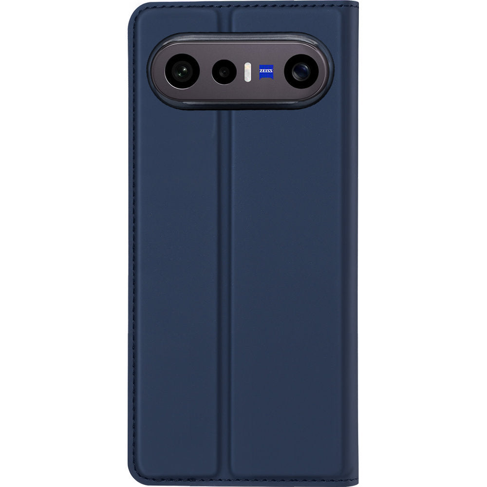 Handyhülle mit Klappe für Vivo X300 FE, Dux Ducis Skin Pro, Dunkelblau