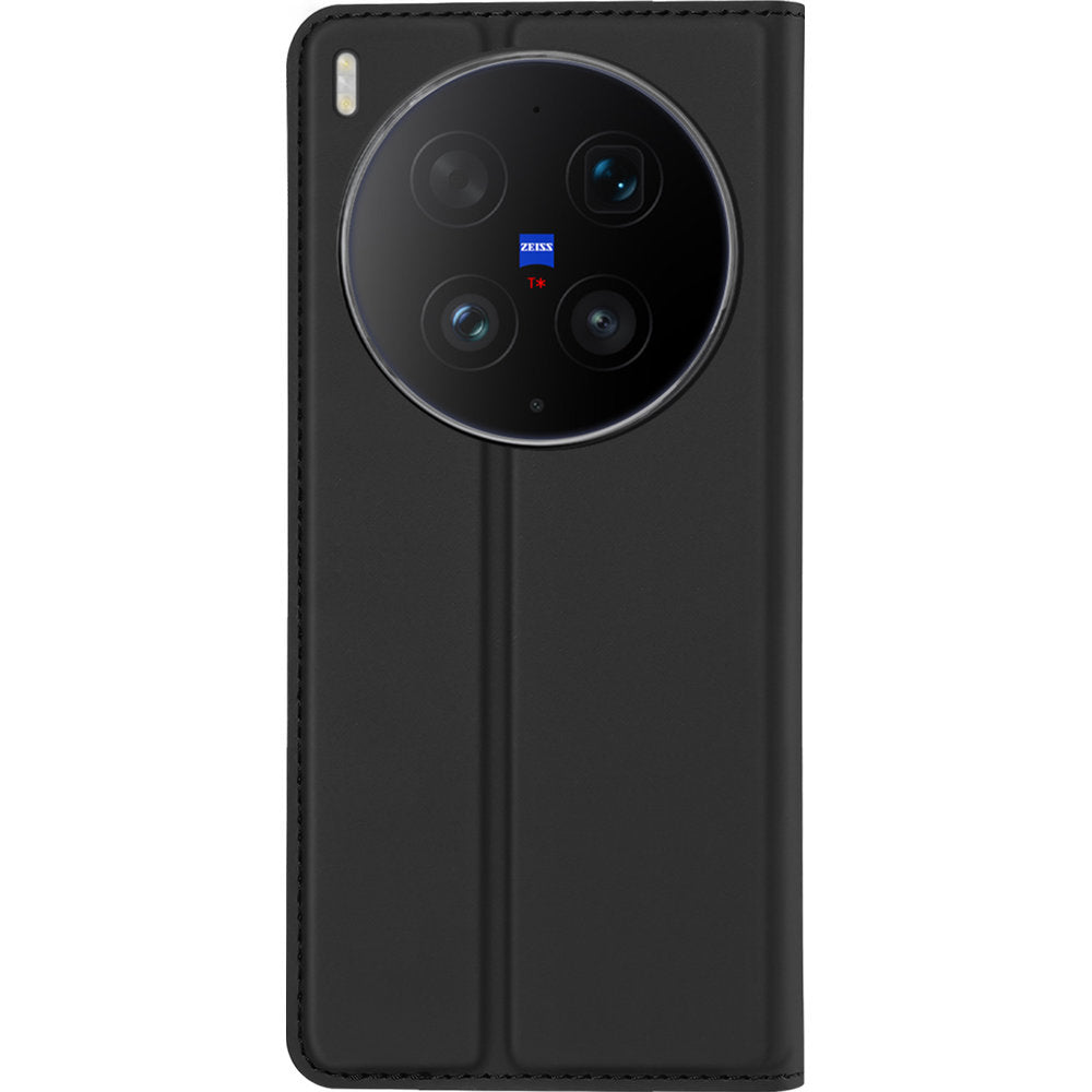 Handyhülle mit Klappe für Vivo X300 Ultra, Dux Ducis Skin Pro, Schwarz