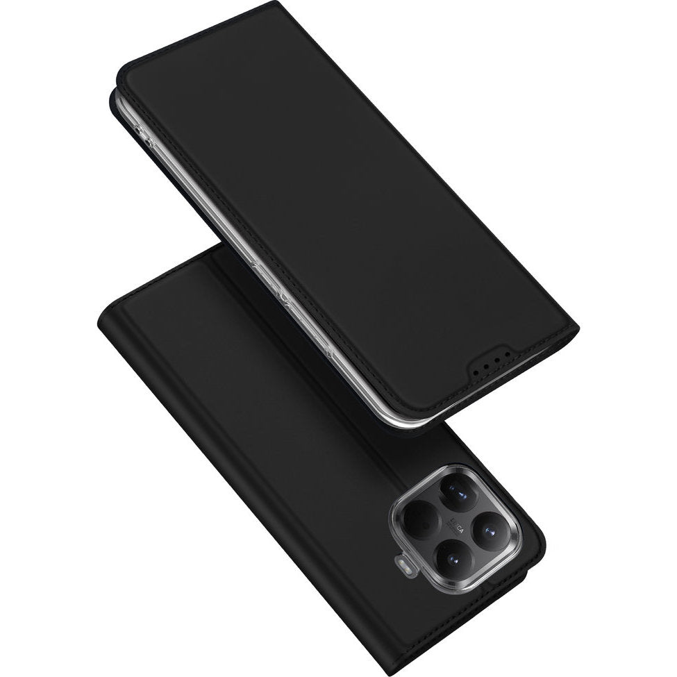 Handyhülle mit Klappe für Xiaomi 17T, Dux Ducis Skin Pro, Schwarz