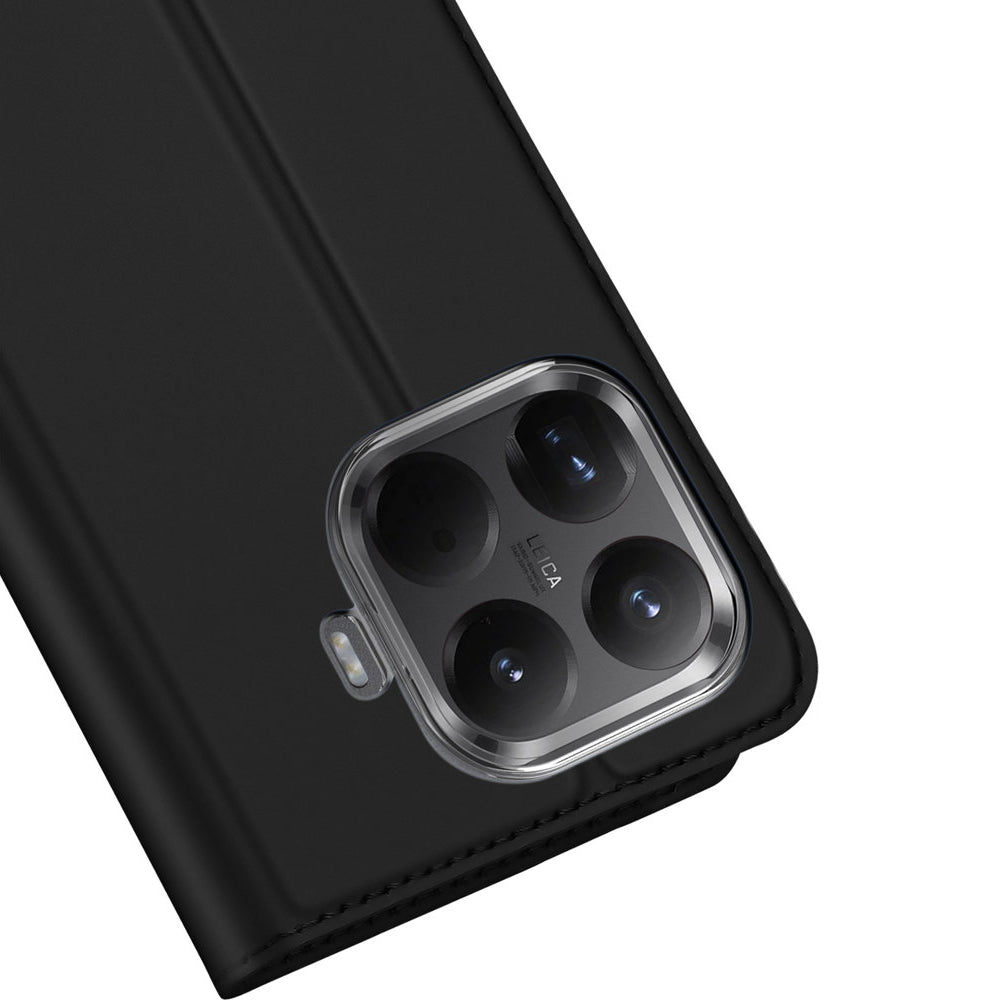 Handyhülle mit Klappe für Xiaomi 17T, Dux Ducis Skin Pro, Schwarz