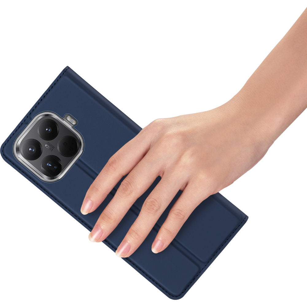 Handyhülle mit Klappe für Xiaomi 17T, Dux Ducis Skin Pro, Dunkelblau
