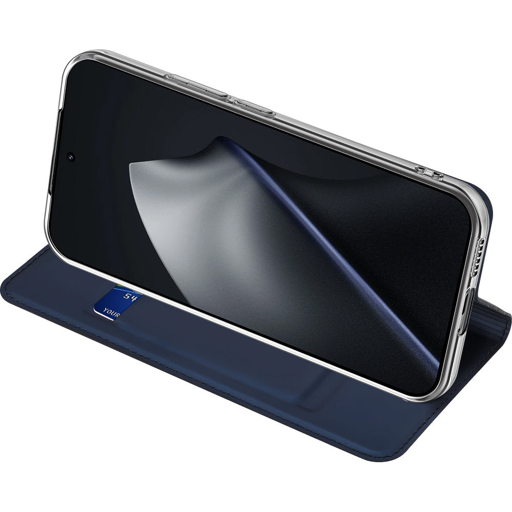 Handyhülle mit Klappe für Xiaomi 17T, Dux Ducis Skin Pro, Dunkelblau