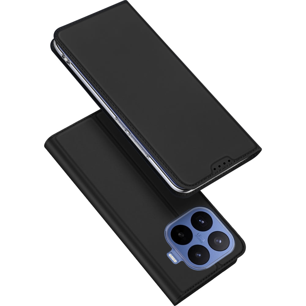 Handyhülle mit Klappe für Xiaomi 17T Pro, Dux Ducis Skin Pro, Schwarz