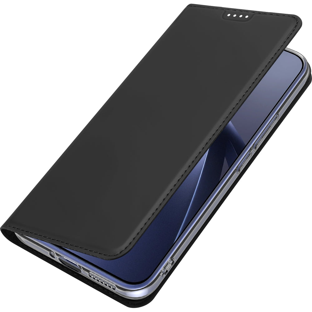 Handyhülle mit Klappe für Xiaomi 17T Pro, Dux Ducis Skin Pro, Schwarz