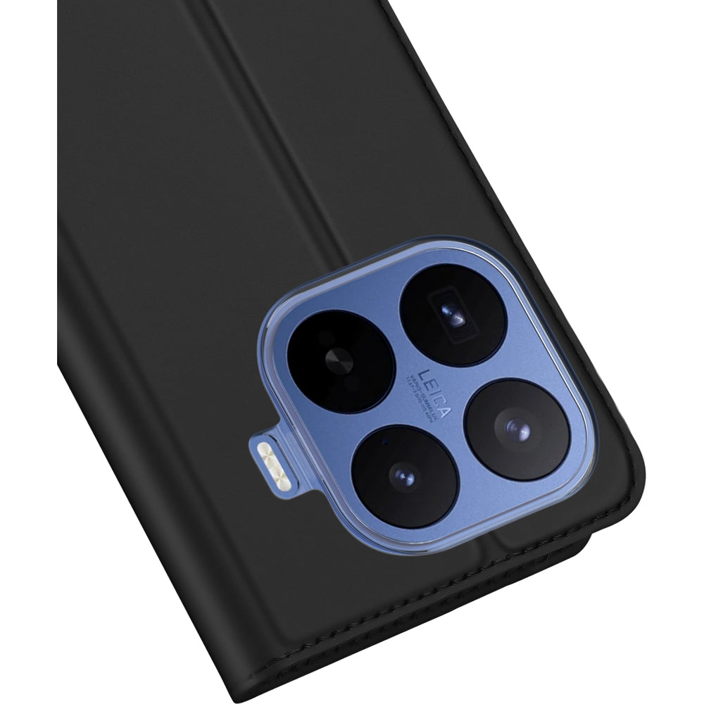 Handyhülle mit Klappe für Xiaomi 17T Pro, Dux Ducis Skin Pro, Schwarz