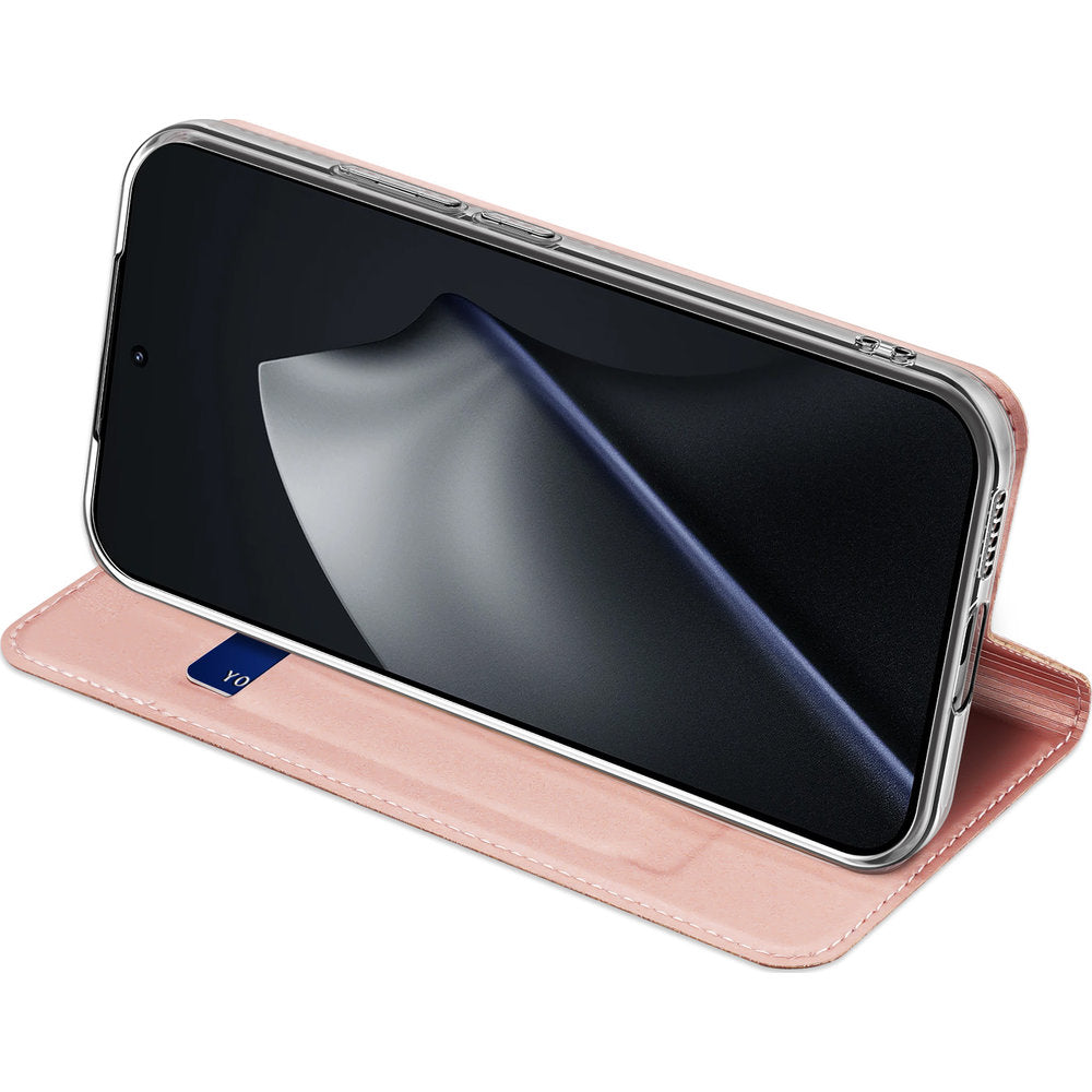 Handyhülle mit Klappe für Xiaomi 17T, Dux Ducis Skin Pro, Rosa