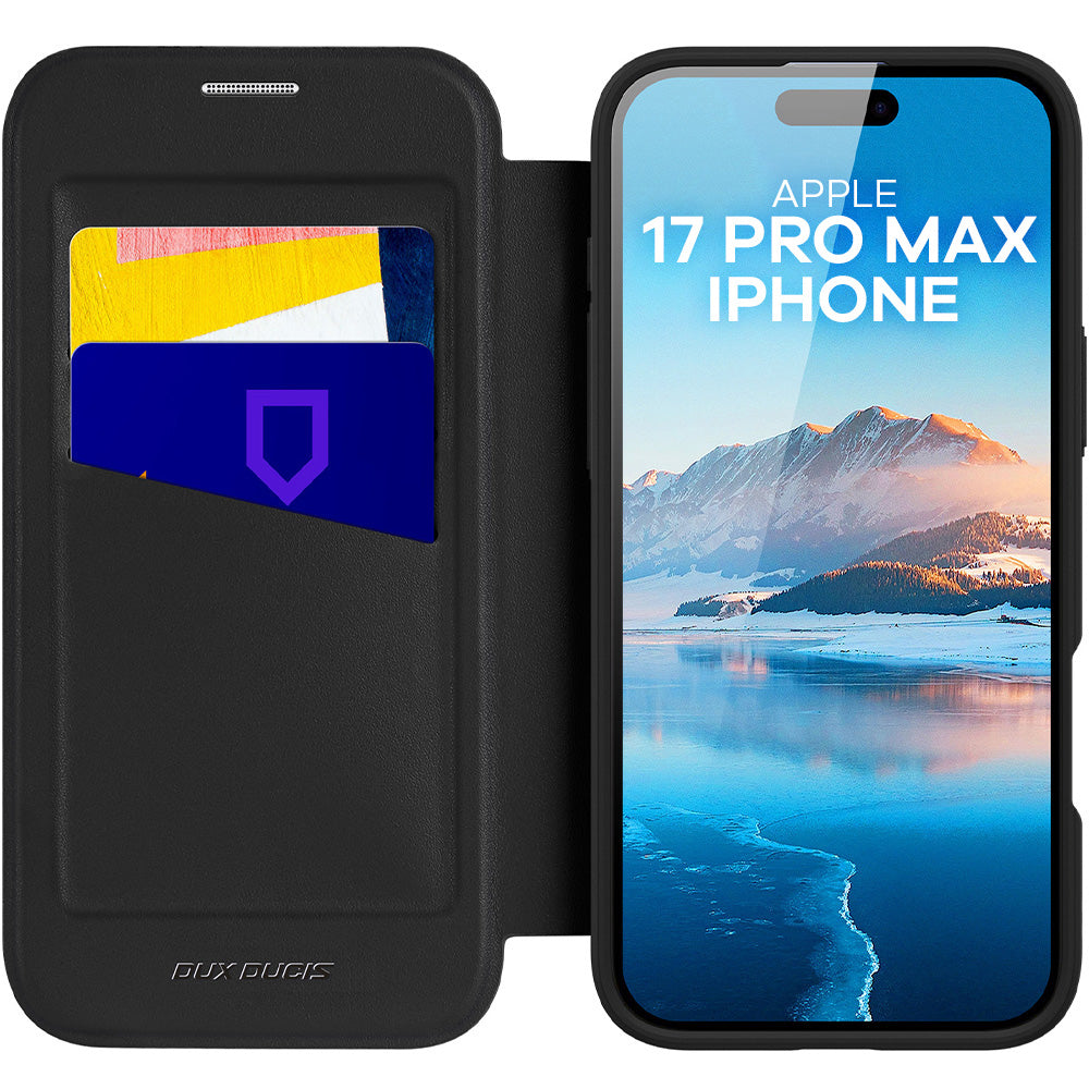 Handyhülle für iPhone 17 Pro Max mit MagSafe, Dux Ducis Skin X Pro Magnetic, Schwarz und Transparent