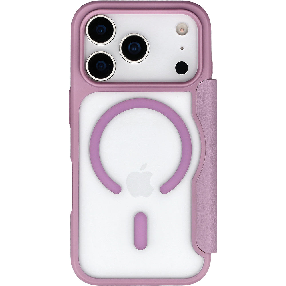 Handyhülle für iPhone 17 Pro mit MagSafe, Dux Ducis Skin X Pro Magnetic, Transparent und Violett