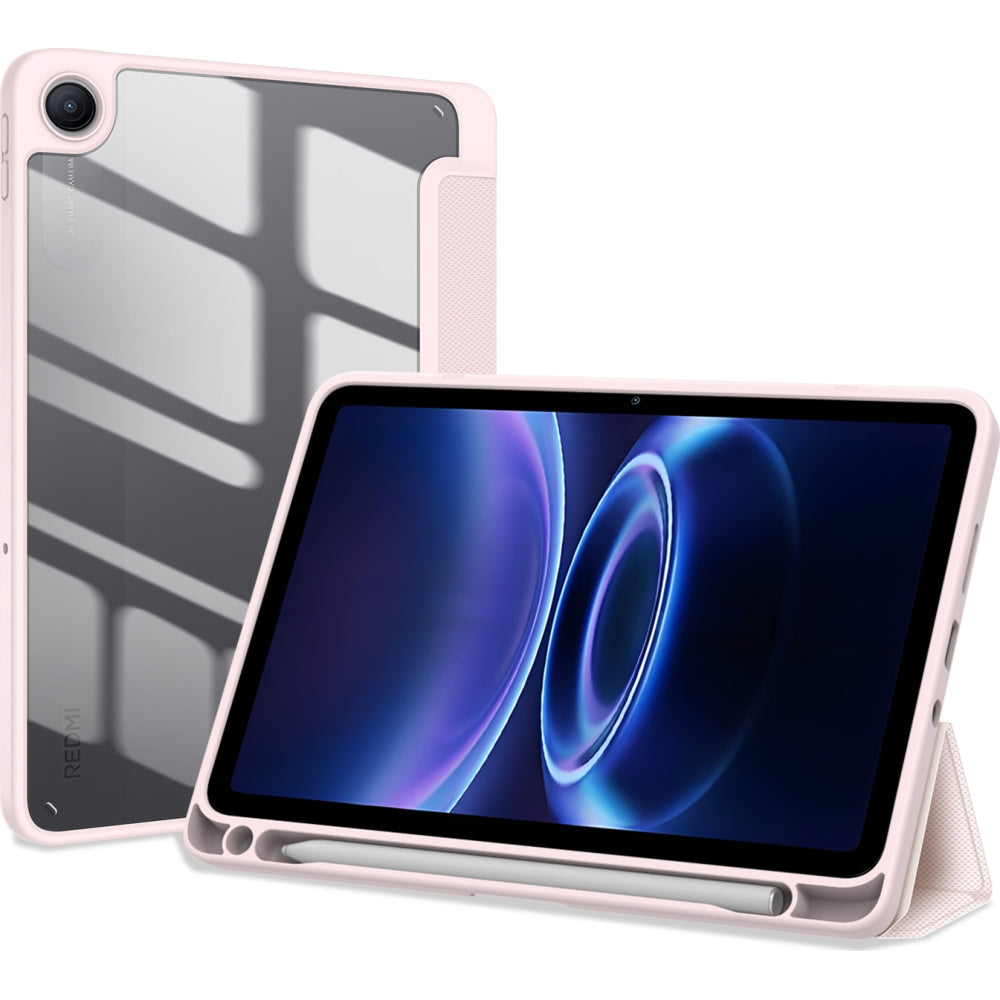 Schutzhülle mit Klappe für Xiaomi Redmi Pad 2 9.7 / Poco Pad C1, Dux Ducis Toby, Rosa