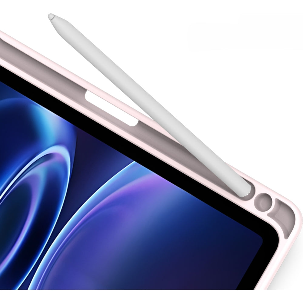 Schutzhülle mit Klappe für Xiaomi Redmi Pad 2 9.7 / Poco Pad C1, Dux Ducis Toby, Rosa