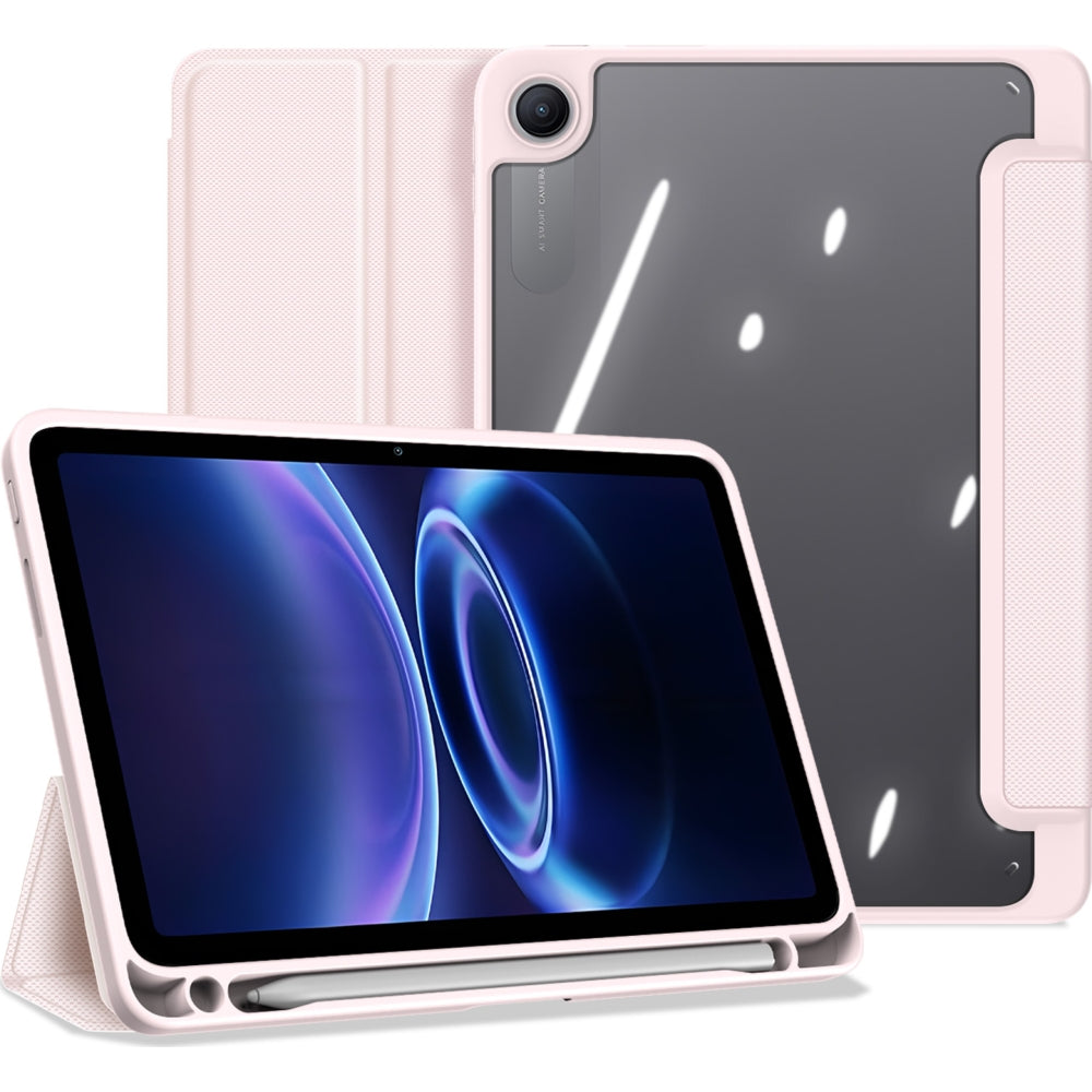 Schutzhülle mit Klappe für Xiaomi Redmi Pad 2 9.7 / Poco Pad C1, Dux Ducis Toby, Rosa