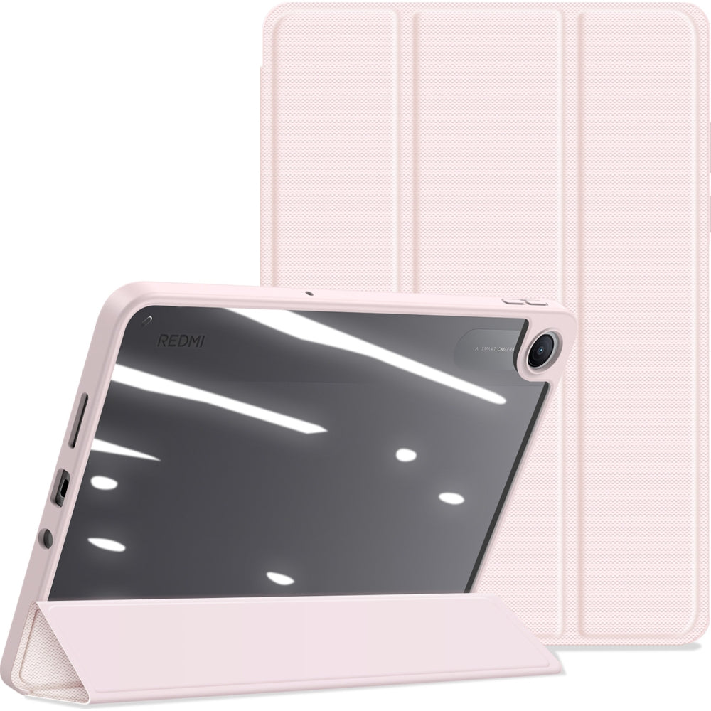 Schutzhülle mit Klappe für Xiaomi Redmi Pad 2 9.7 / Poco Pad C1, Dux Ducis Toby, Rosa