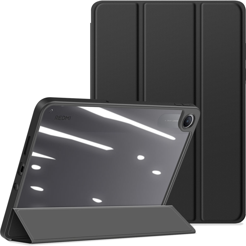 Schutzhülle mit Klappe für Xiaomi Redmi Pad 2 9.7 / Poco Pad C1, Dux Ducis Toby, Schwarz