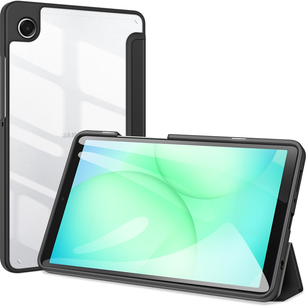 Schutzhülle mit Klappe für Galaxy Tab A11 / A9, Dux Ducis Toby, Schwarz