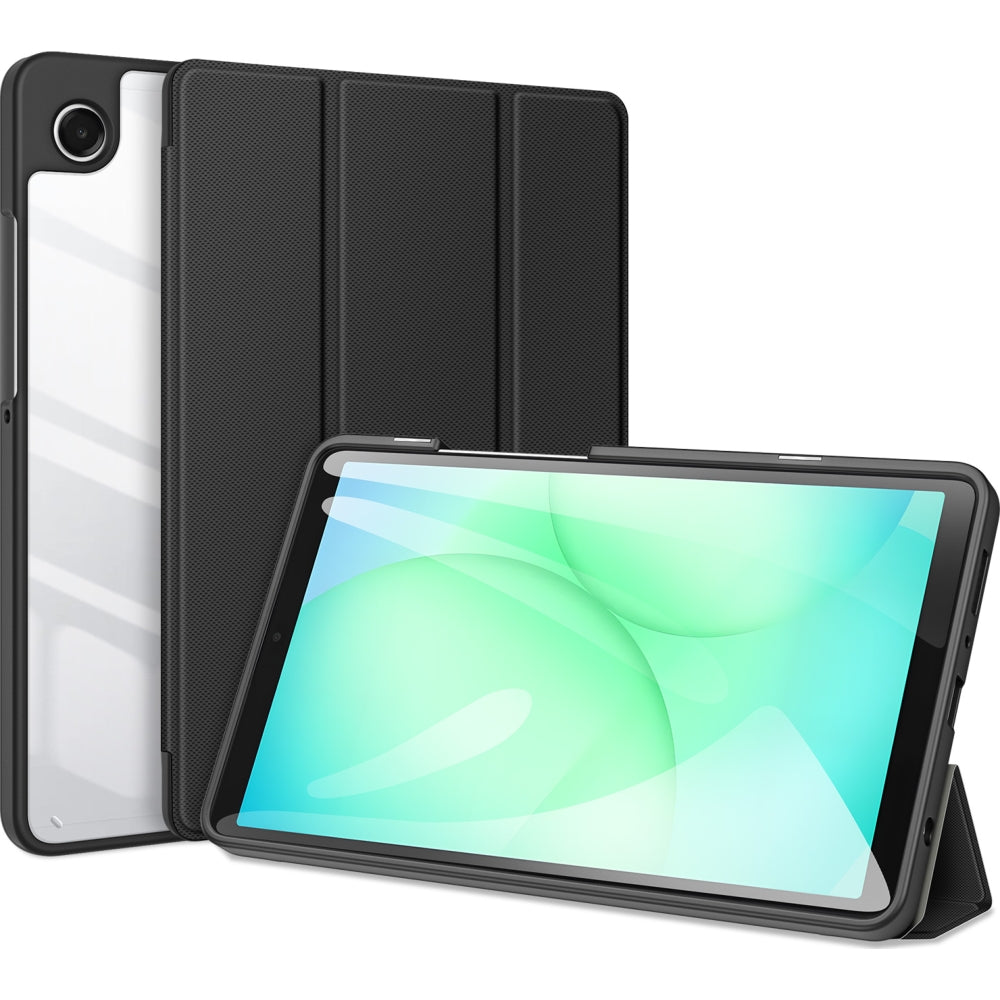 Schutzhülle mit Klappe für Galaxy Tab A11 / A9, Dux Ducis Toby, Schwarz