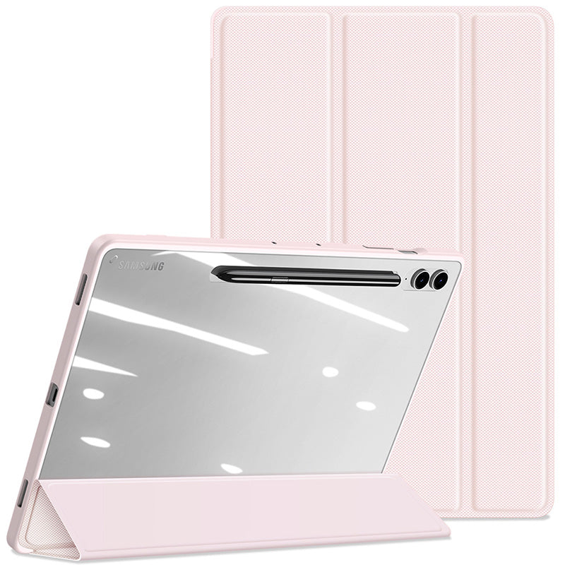 Hülle für Galaxy Tab S10 Plus/S9 Plus/S9 FE Plus, Dux Ducis Toby, Rosa