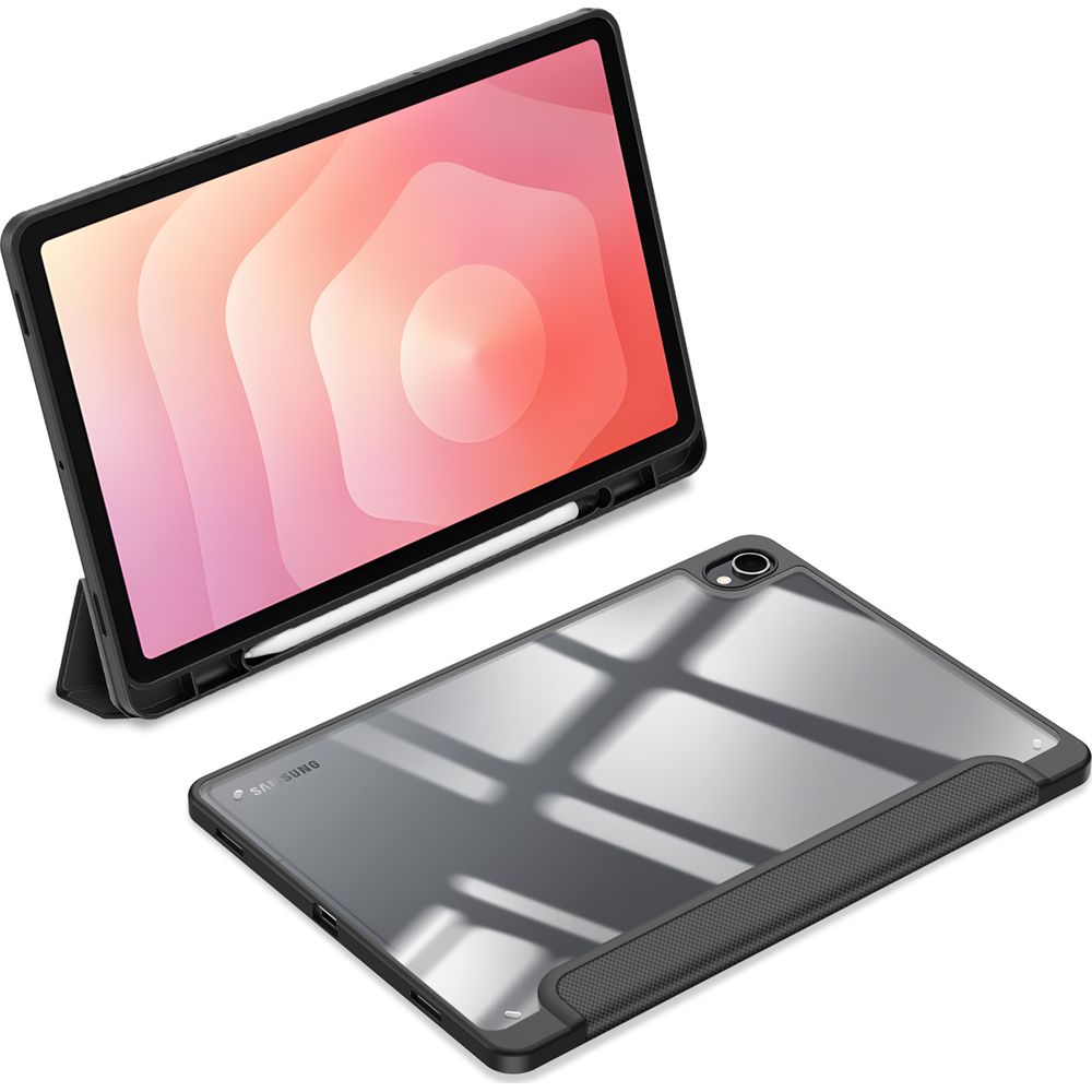 Schutzhülle mit Klappe für Galaxy Tab S11, Dux Ducis Toby, Schwarz