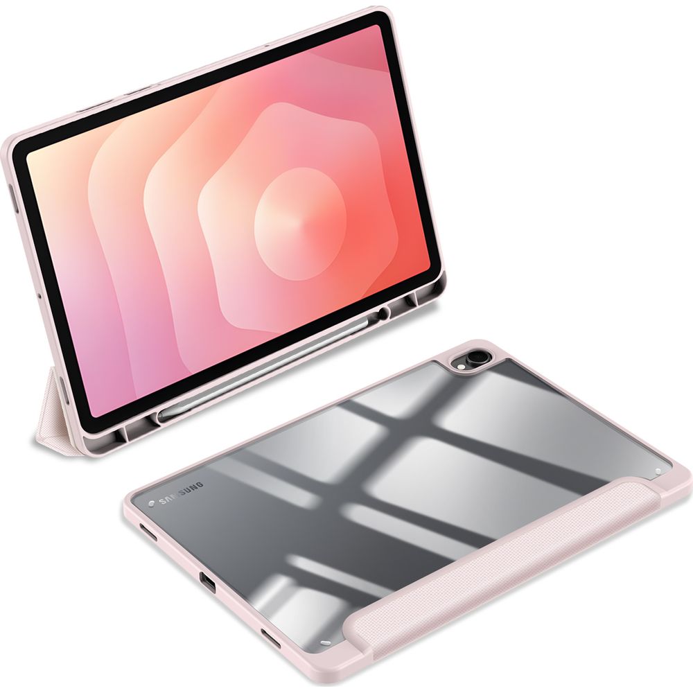 Schutzhülle mit Klappe für Galaxy Tab S11, Dux Ducis Toby, Rosa