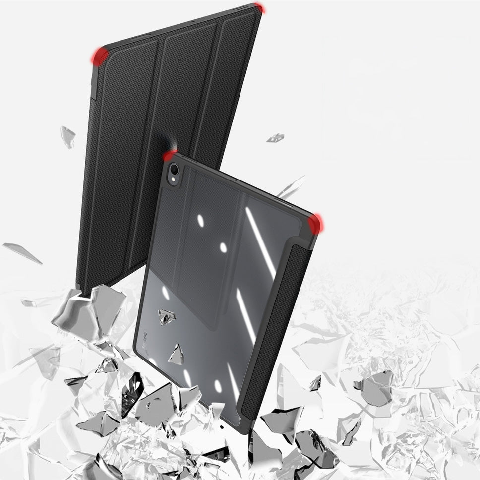Schutzhülle mit Klappe für Galaxy Tab S12 Plus, Dux Ducis Toby, Schwarz (10/12)