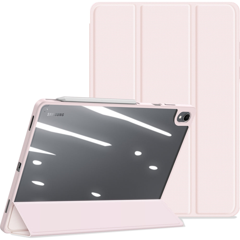 Schutzhülle mit Klappe für Galaxy Tab S12 Plus, Dux Ducis Toby, Rosa (1/12)