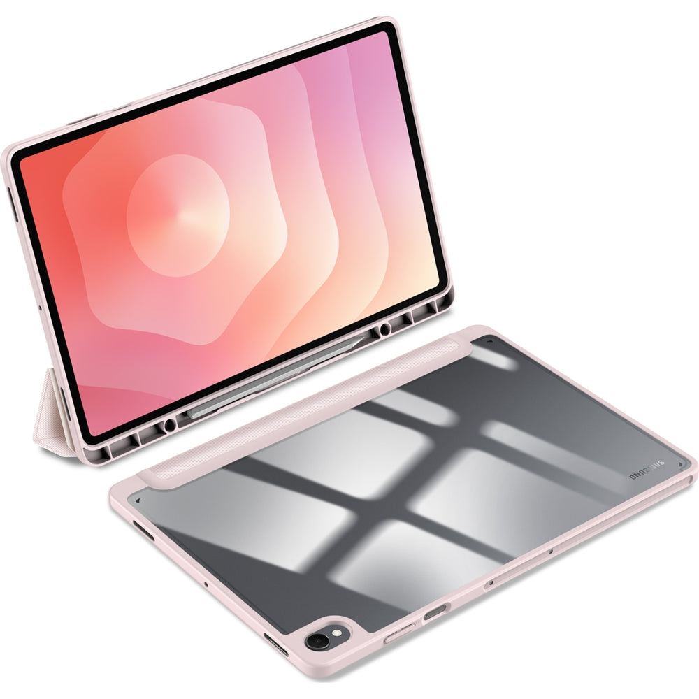 Schutzhülle mit Klappe für Galaxy Tab S12 Plus, Dux Ducis Toby, Rosa (3/12)