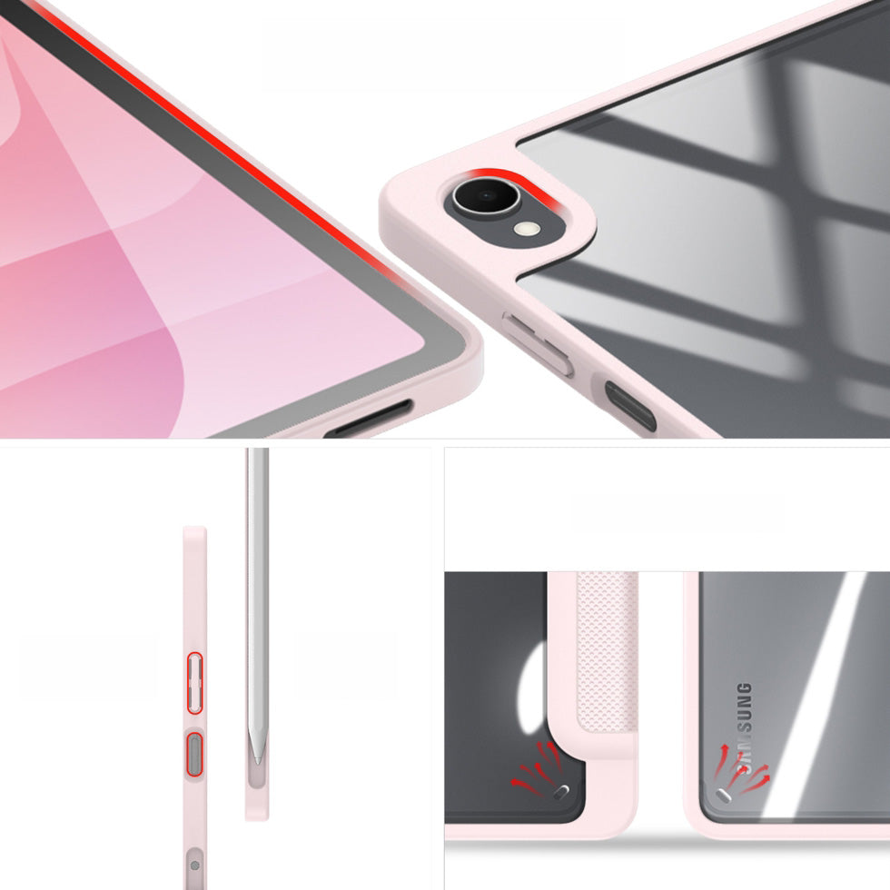 Schutzhülle mit Klappe für Galaxy Tab S12 Plus, Dux Ducis Toby, Rosa (7/12)