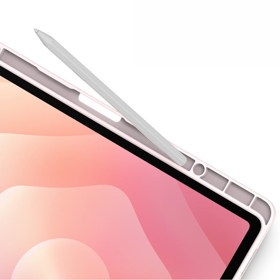 Schutzhülle mit Klappe für Galaxy Tab S12 Plus, Dux Ducis Toby, Rosa (11/12)