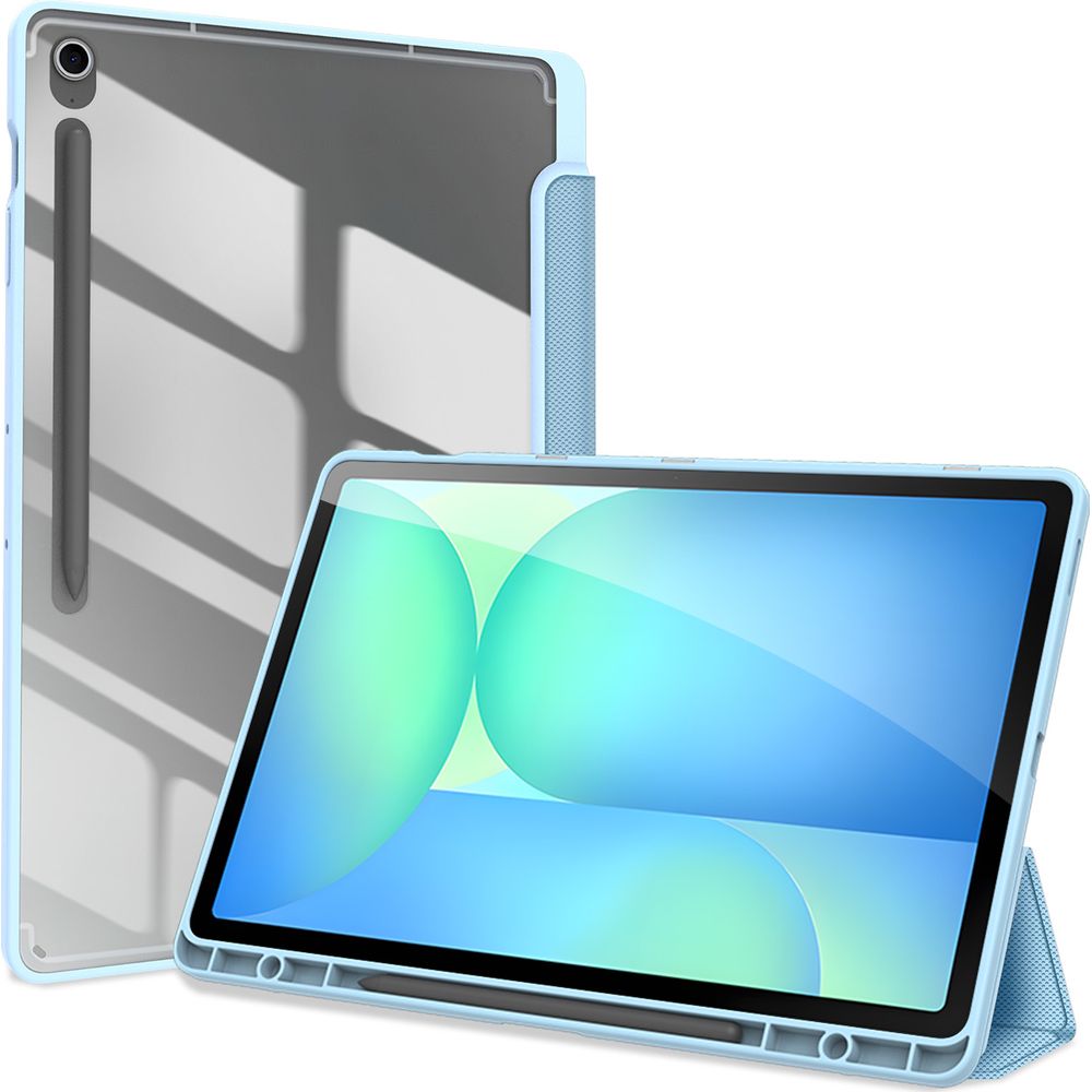 Schutzhülle mit Klappe für Galaxy Tab S10 FE Plus, Dux Ducis Toby, Blau