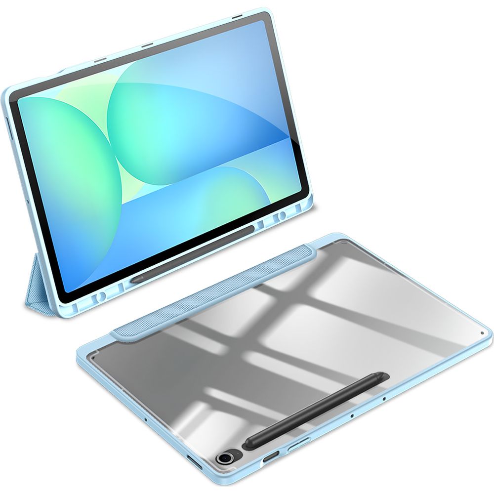 Schutzhülle mit Klappe für Galaxy Tab S10 FE Plus, Dux Ducis Toby, Blau