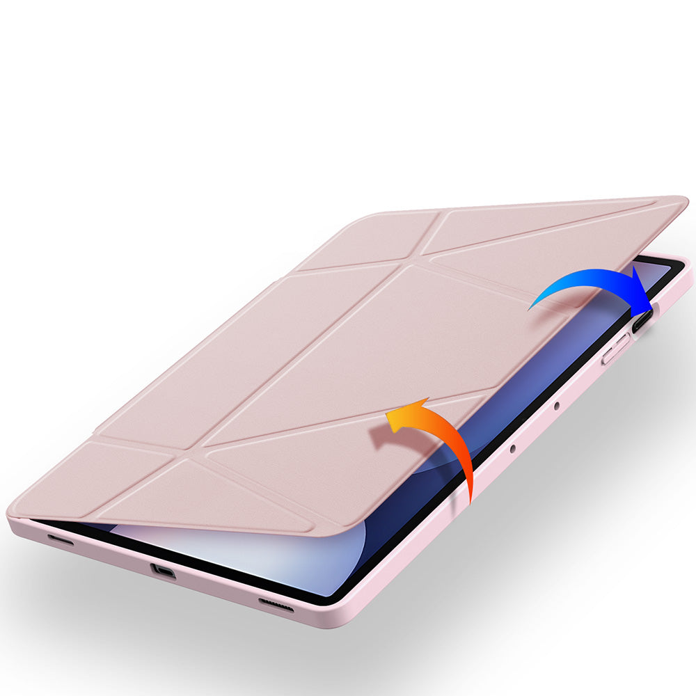 Schutzhülle mit Klappe für Galaxy Tab S10 Plus / S9 FE Plus / S9 Plus, Dux Ducis Vers, Rosa