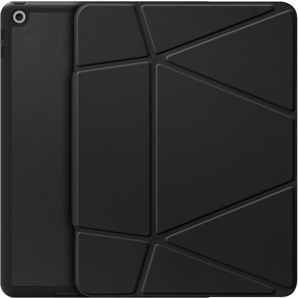 Schutzhülle mit Klappe für iPad 9/8/7 gen. 10.2 2021/2020/2019, Dux Ducis Vers, Schwarz