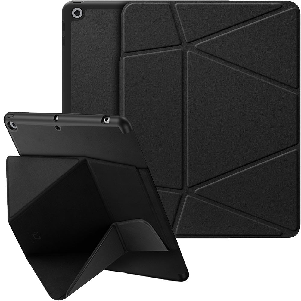 Schutzhülle mit Klappe für iPad 9/8/7 gen. 10.2 2021/2020/2019, Dux Ducis Vers, Schwarz
