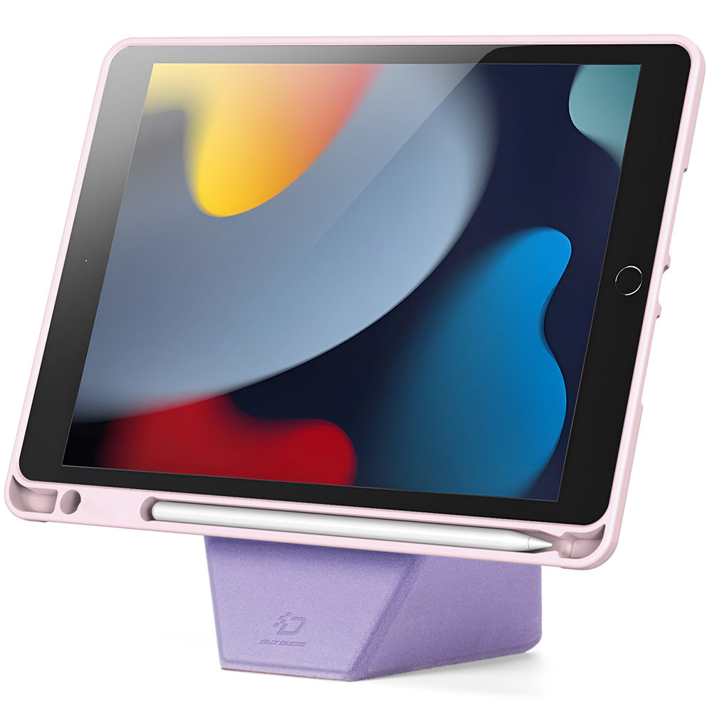 Schutzhülle mit Klappe für iPad 9/8/7 gen. 10.2 2021/2020/2019, Dux Ducis Vers, Rosa