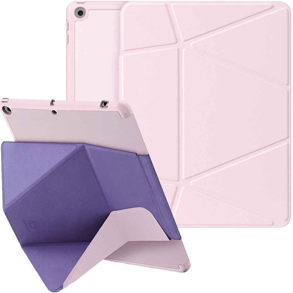 Schutzhülle mit Klappe für iPad 9/8/7 gen. 10.2 2021/2020/2019, Dux Ducis Vers, Rosa