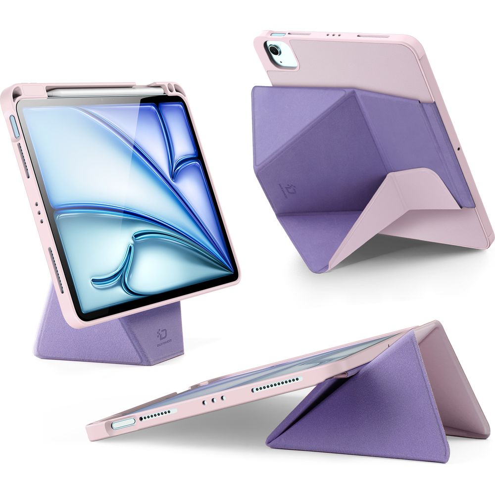 Schutzhülle mit Klappe für iPad Air 11" / 10.9" 2020-2026 / Pro 11" 2018-2022, Dux Ducis Vers, Rosa