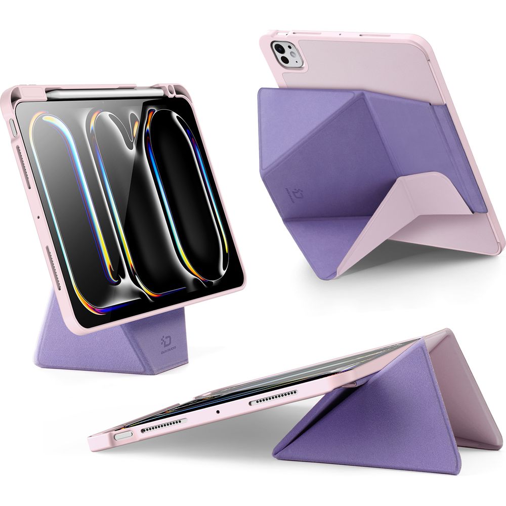 Schutzhülle mit Klappe für iPad Pro 11" 2025 / 2024, Dux Ducis Vers, Rosa