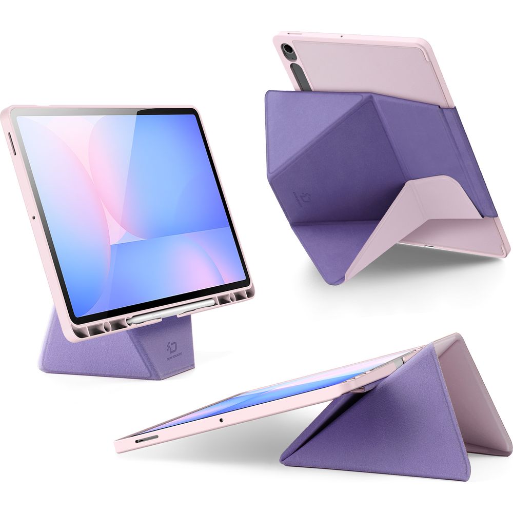 Schutzhülle mit Klappe für Galaxy Tab S10 FE Plus, Dux Ducis Vers, Rosa