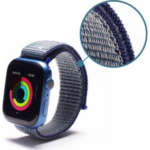 Armband für Apple Watch 38/40/41/42 mm, Zagg Gear4 Sport Watch Band, Dunkelblau (2/3)