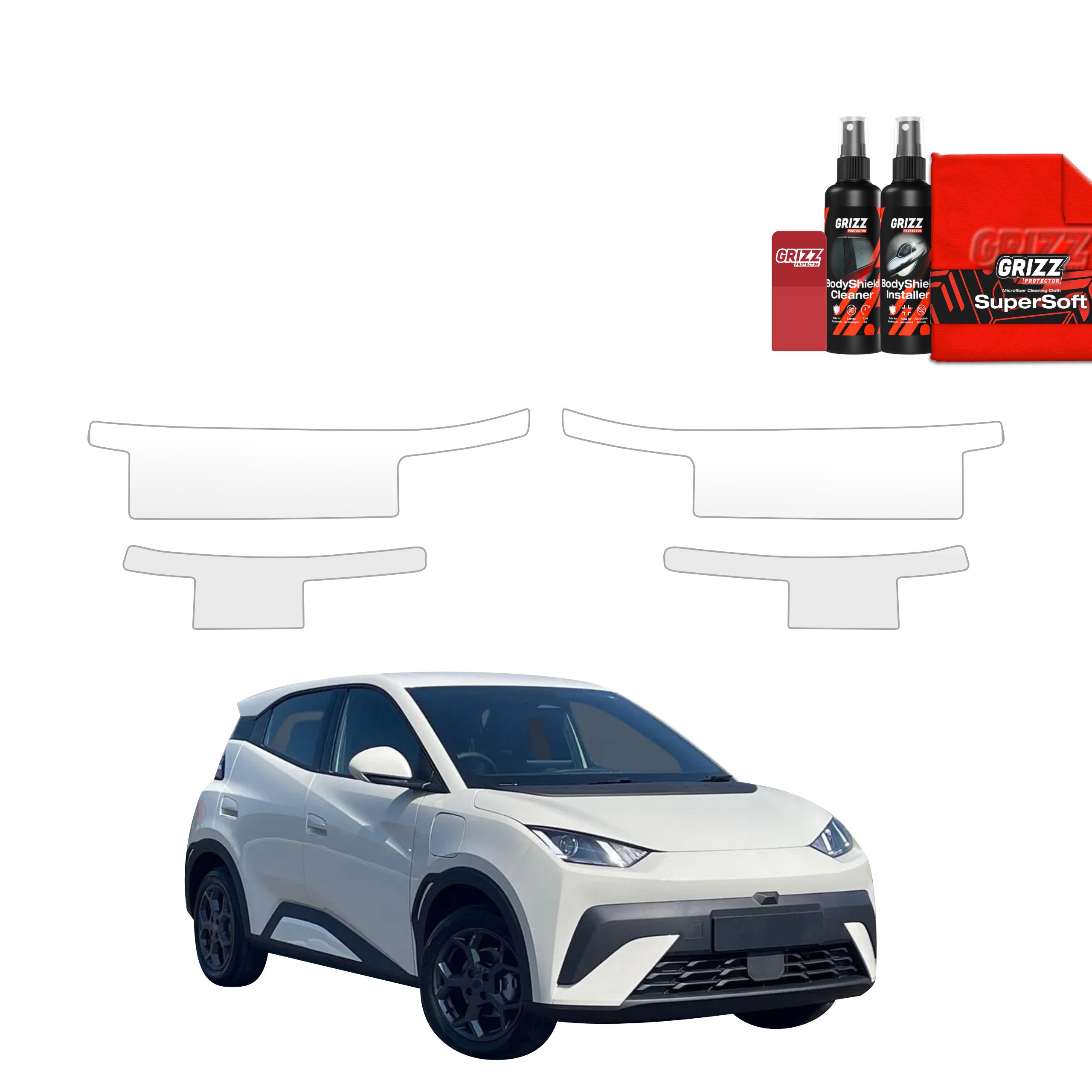 4in1 Schutzfolie Grizz Protector für Schweller - BYD Dolphin Surf (2026)