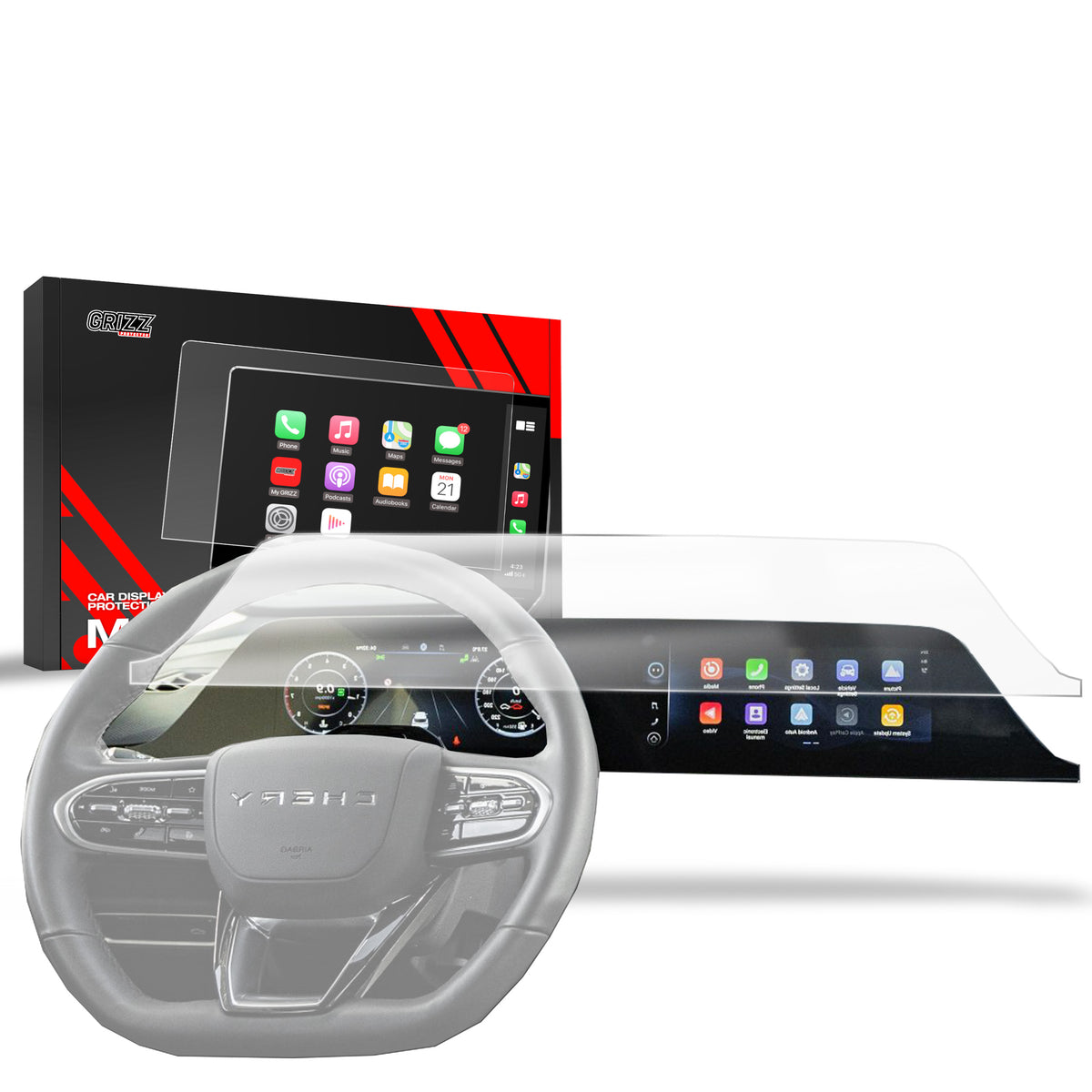 Matte Autodisplayfolie für OMODA 5 (2022-2024), Grizz Protector