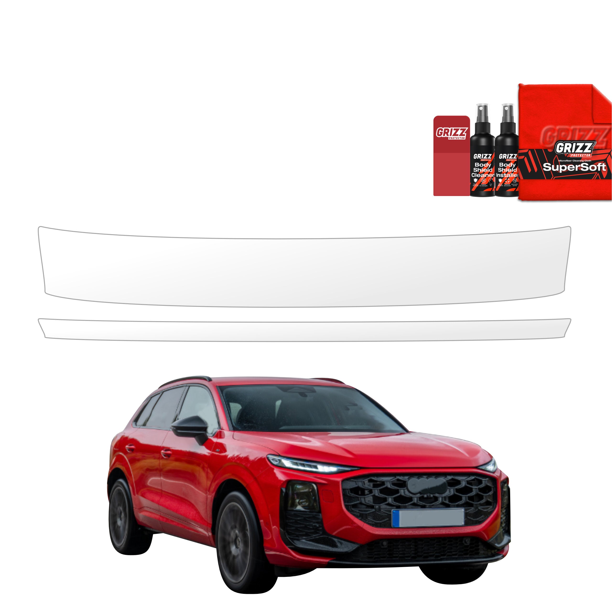 2in1 Schutzfolie Grizz Protector für Ladekante - Audi Q3 (2025-2026)