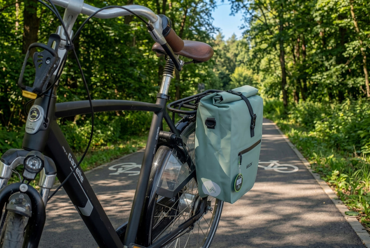 Fahrradtasche für den Gepäckträger, Vayox VA0445M 25L, Mintgrün