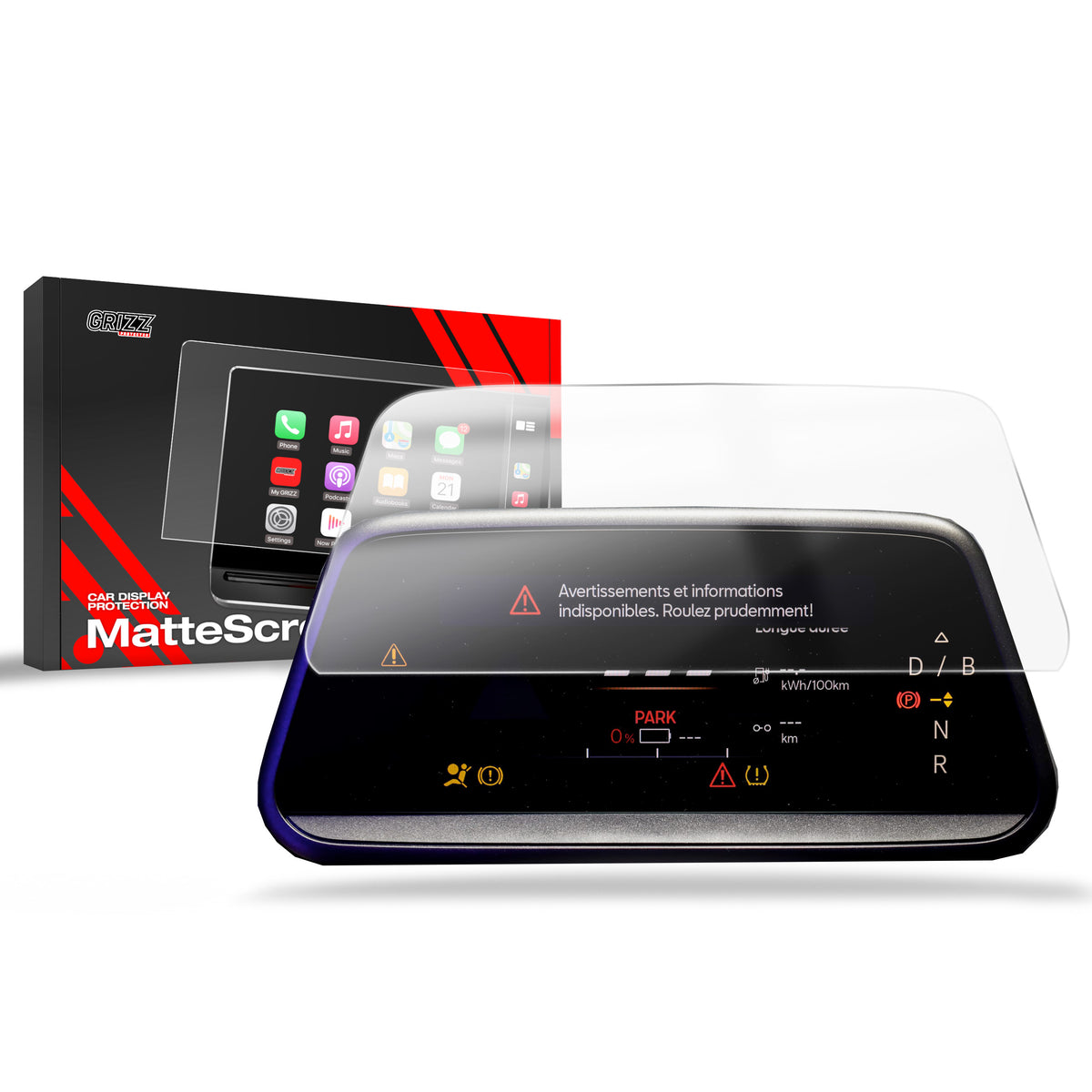 Matte Autodisplayfolie für Cupra Tavascan 5,3" (2025-2026), Grizz Protector