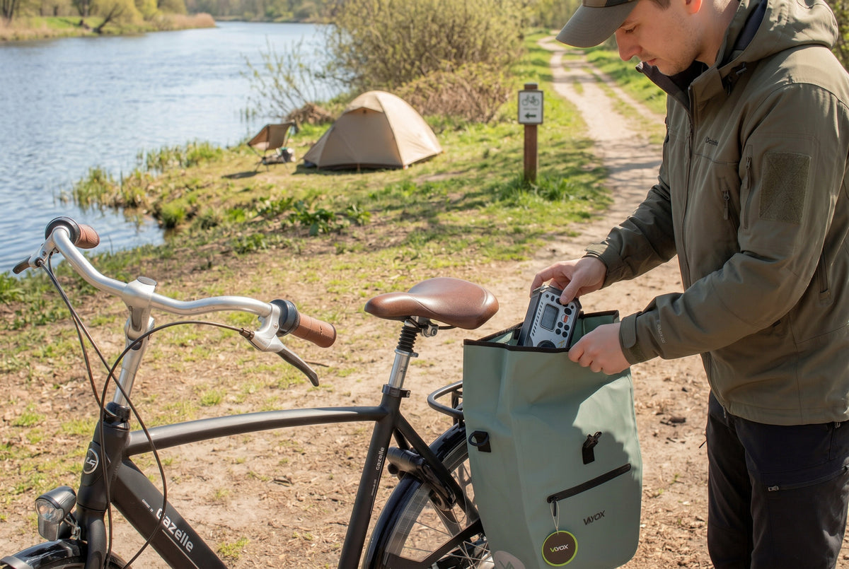 Fahrradtasche für den Gepäckträger, Vayox VA0445M 25L, Mintgrün