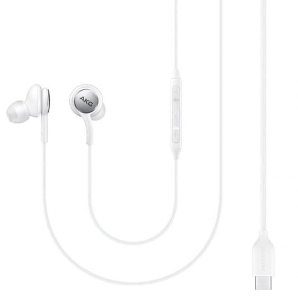 Stereo-In-Ear-Kopfhörer, Samsung AKG Typ - C kabelgebunden, Weiß