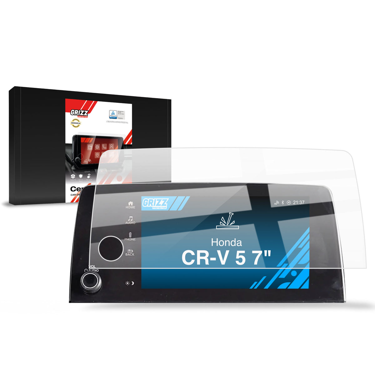 Keramische Autodisplayfolie für Honda CR-V 5 (2018-2021), Grizz Protector