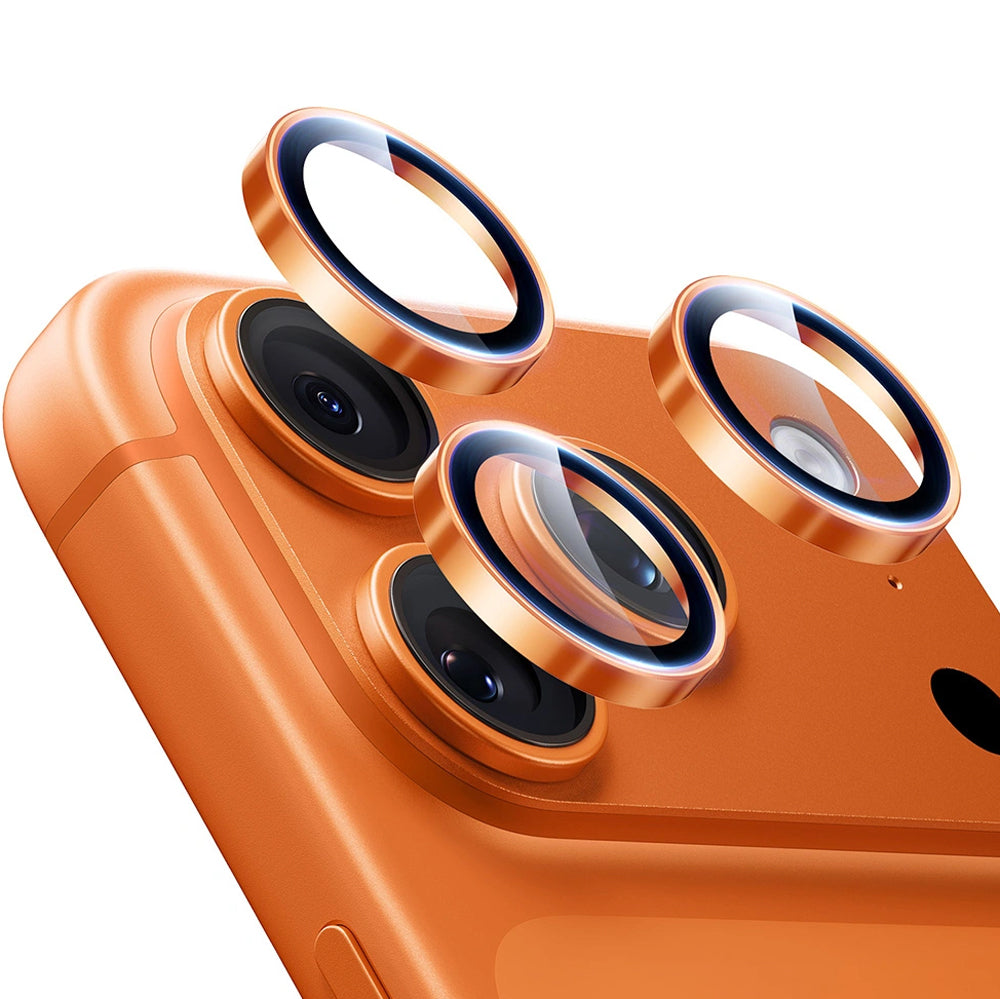 Kameraglas für iPhone 17 Pro / Pro Max / 16 Pro / Pro Max, ESR Armorite Camera Protector, Orange