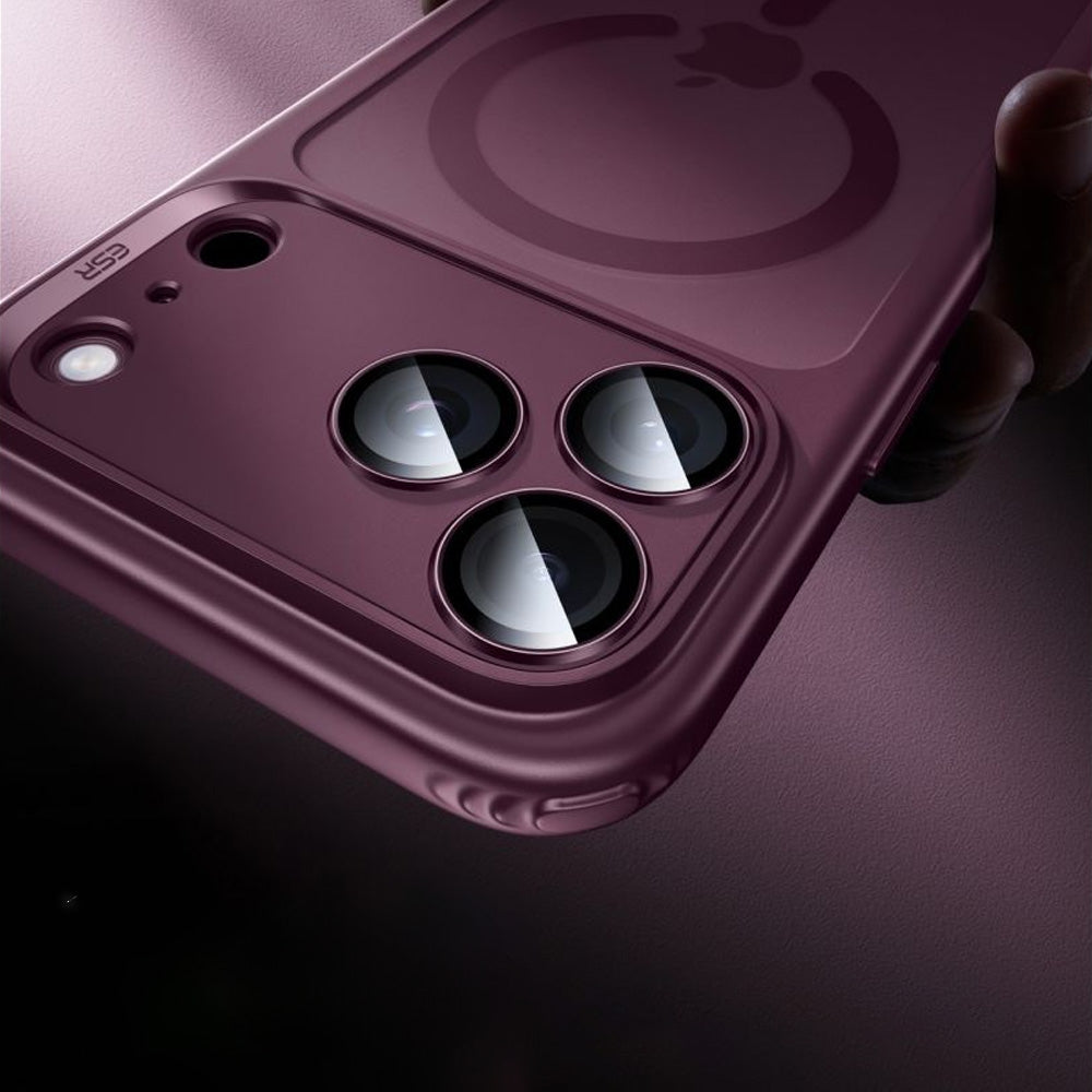Kameraglas für iPhone 18 Pro / Max, ESR Armorite Camera Lens Protector, Burgunderrot (8/8)
